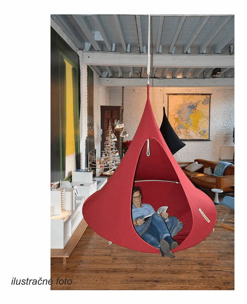 Viseća fotelja Klarina (crvena) (velika)