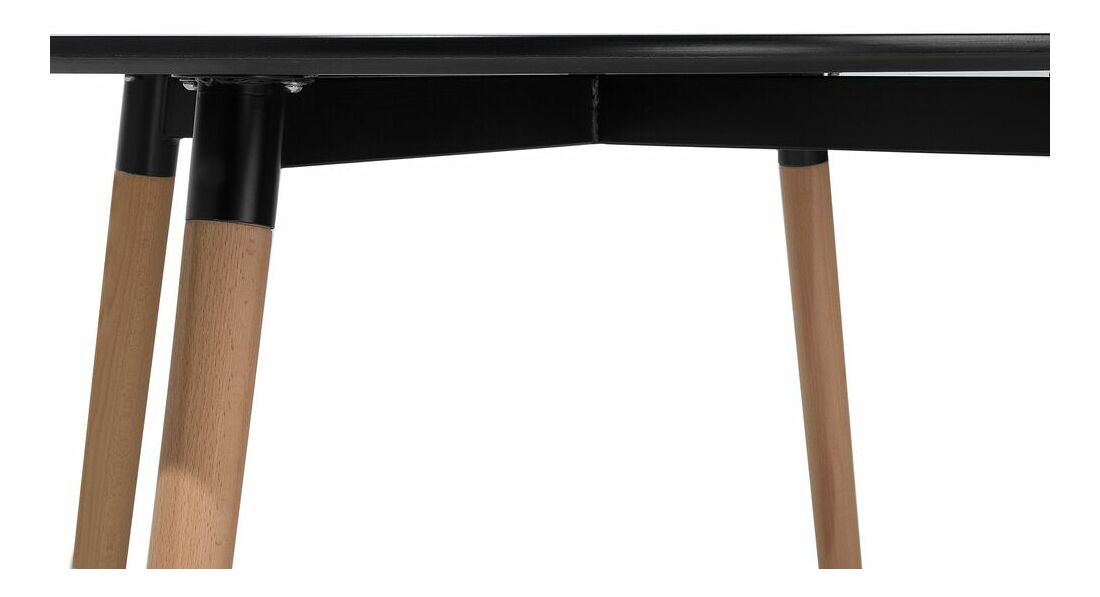 Masă de sufragerie Bono 120 (pentru 4 persoane) (negru)