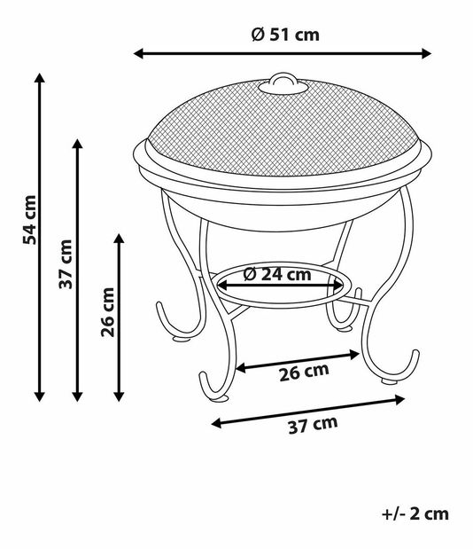 Ognjište Narcisa (crna)