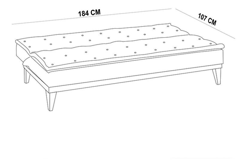 Set canapea fotoliu Flipper (Albastru închis)