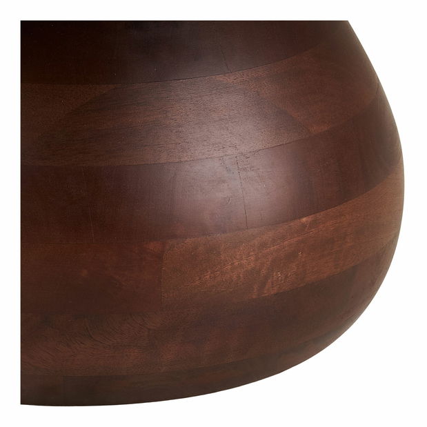 Konferenčný stolík Hnemira 1 (biela + tmavohnedá)