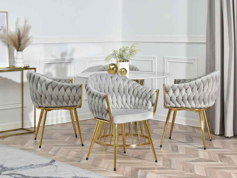 Szék Idris (szürke + arany)