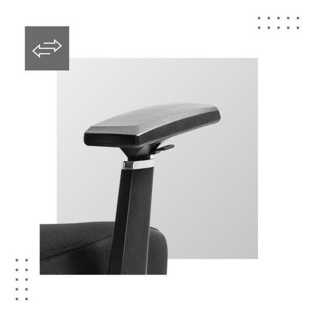 Scaun de birou Eclipse 4.6 (negru)