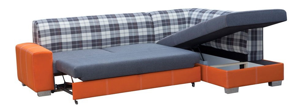 Kutna garnitura- Seymour (svijetlosiva) (D)