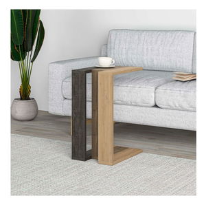 Pomoćni stolić Mirabel (crna kava + hitit + zafirov hrast)