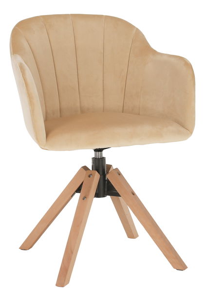 Fotoliu modern rotativ Daline (bej)