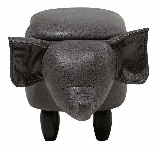 Taburetka Elfant (tmavosivá)