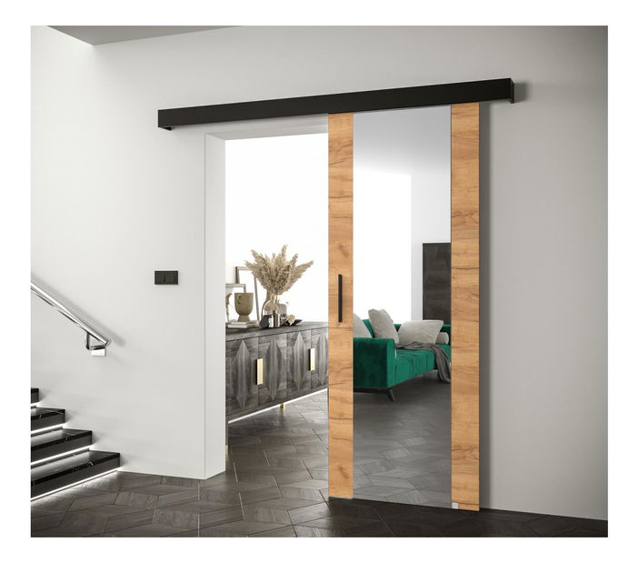 Uși culisante 80 cm Slavdro 2 (craft auriu + negru mat)