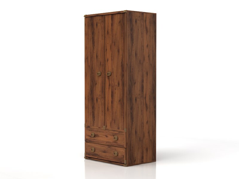 Ormar za garderobu INDIANA JSZF 2D2S (Hrast sutter) 