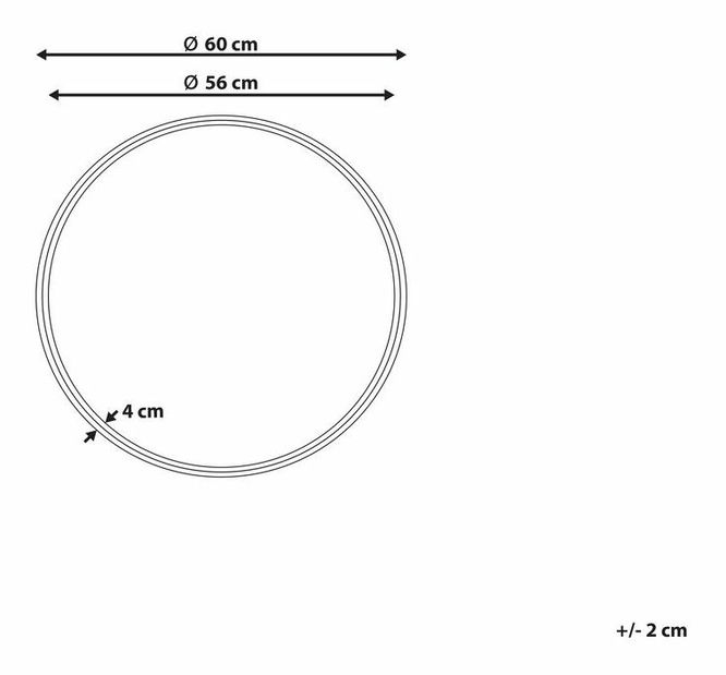 Zidno ogledalo Beato (prirodna)