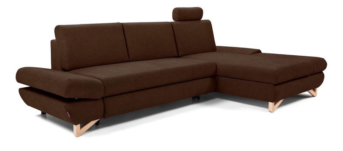 Colțar Aveley (maro inchis) (D)