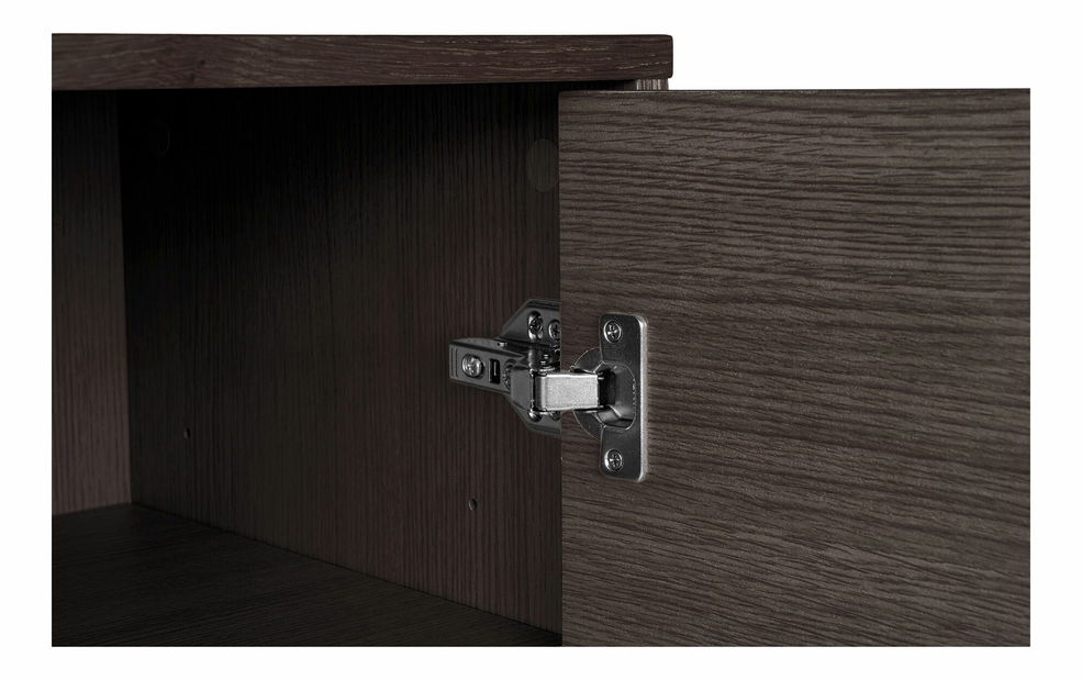 Komoda Ksitina 4 (tmavohnedá)