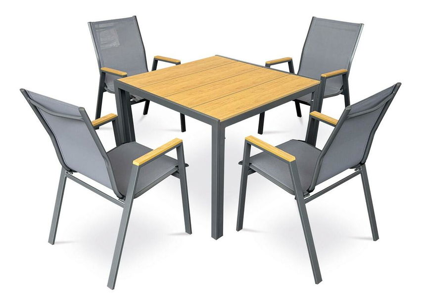 Záhradný stôl Abordar (dub) (pre 2 osoby)