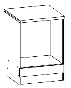 Dolná kuchynská skrinka na rúru Estell EZ15 D60P