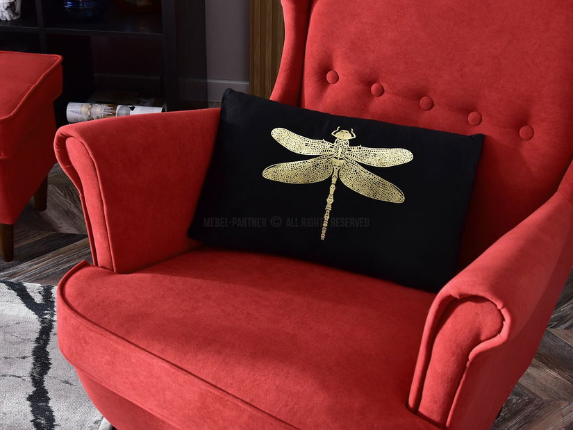 Kreslo ušiak Margis (biela)