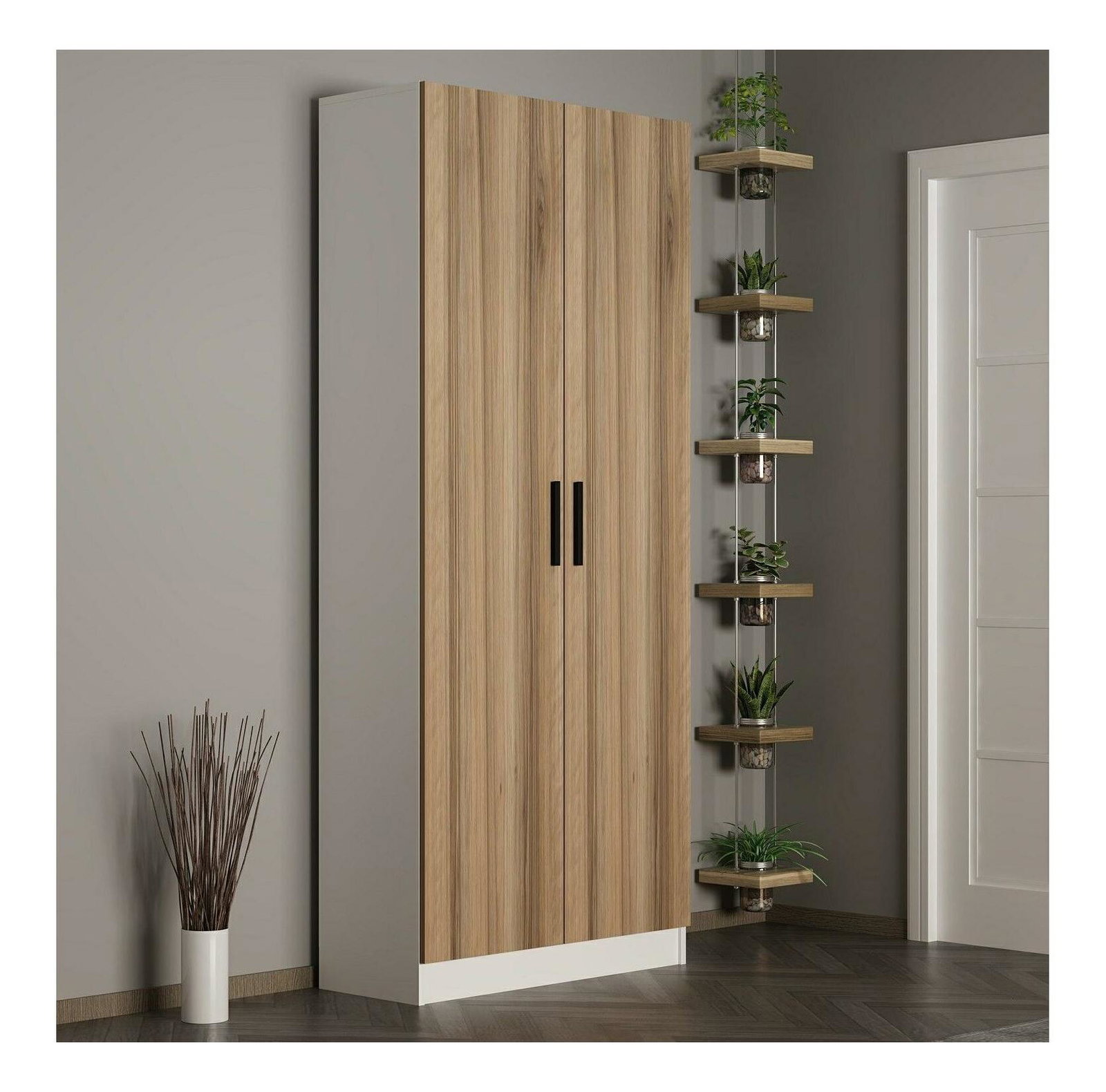 Ruhásszekrény Nemake 28 (dió) 