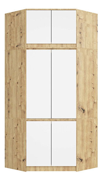 Felépítmény a szekrényhez Deportiva (artisan tölgy + fehér)