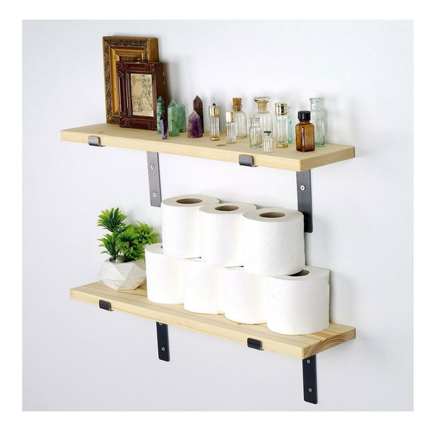 Set 2buc. polițe Dupone 6 (nuc + negru) 