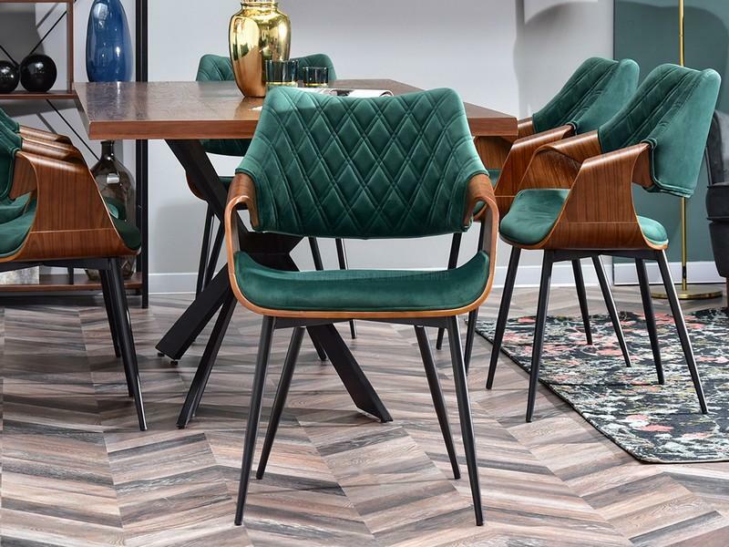 Scaun Rolf K (verde + negru)