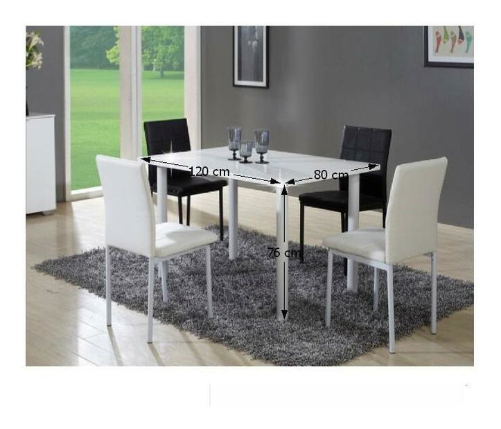 Jedálenský stôl Uvrile TD-1202 (pre 4 osoby)