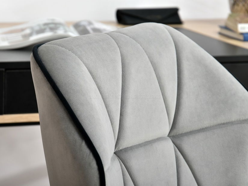 Fotoliu Velma M (gri + negru)