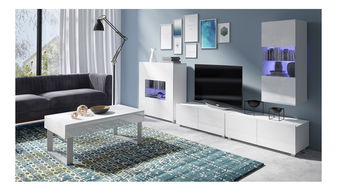 Mobilier living Calabria C22 (Alb) (fără iluminat)
