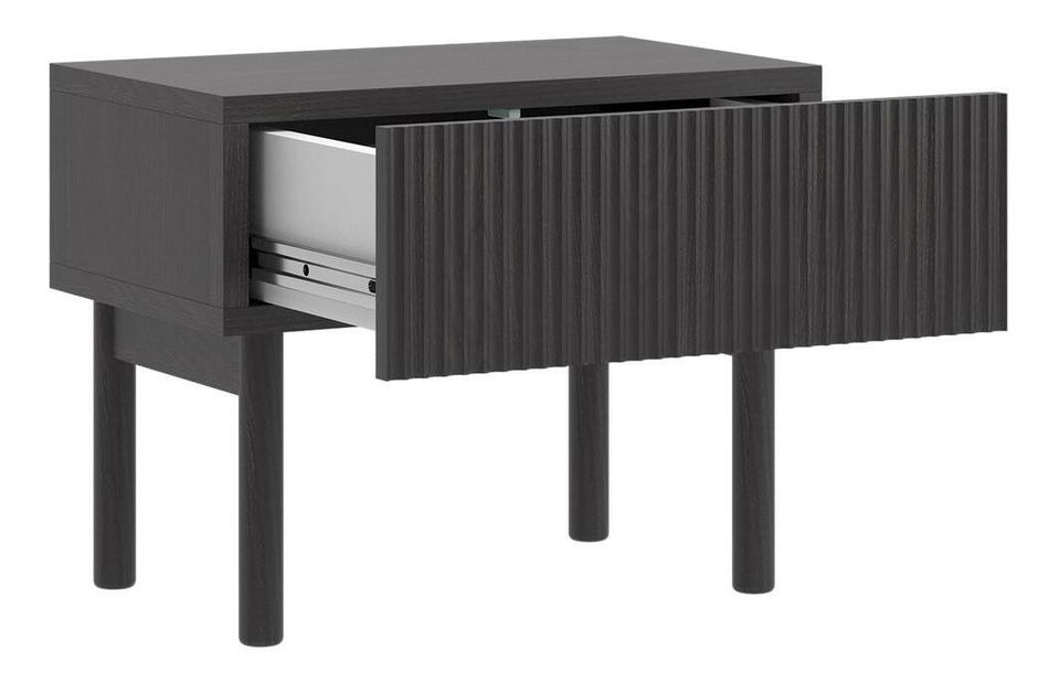 Nočný stolík Noelia N4 (portlandský jaseň čierny)