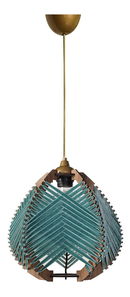 Stropné svietidlo Kukloppe 1 (modrá + prírodná)