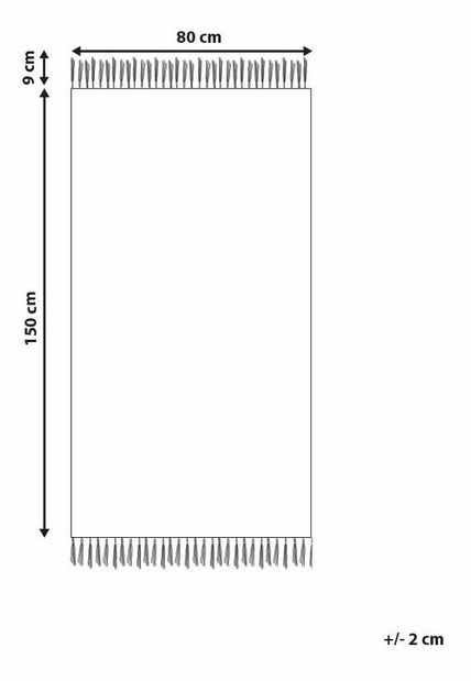 Covor 80 x 150 cm Hisak (maro)