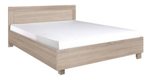 Pat matrimonial 140 cm Camber C23 (stejar sonoma) (cu somieră)