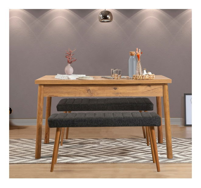 Blagovaonski set Contigo (bor + antracit)