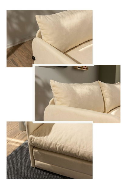 Sofa na razvlačenje Sagoretti (krem)
