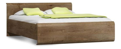 Manželská posteľ 160 cm Lenham (s roštom a matracom)