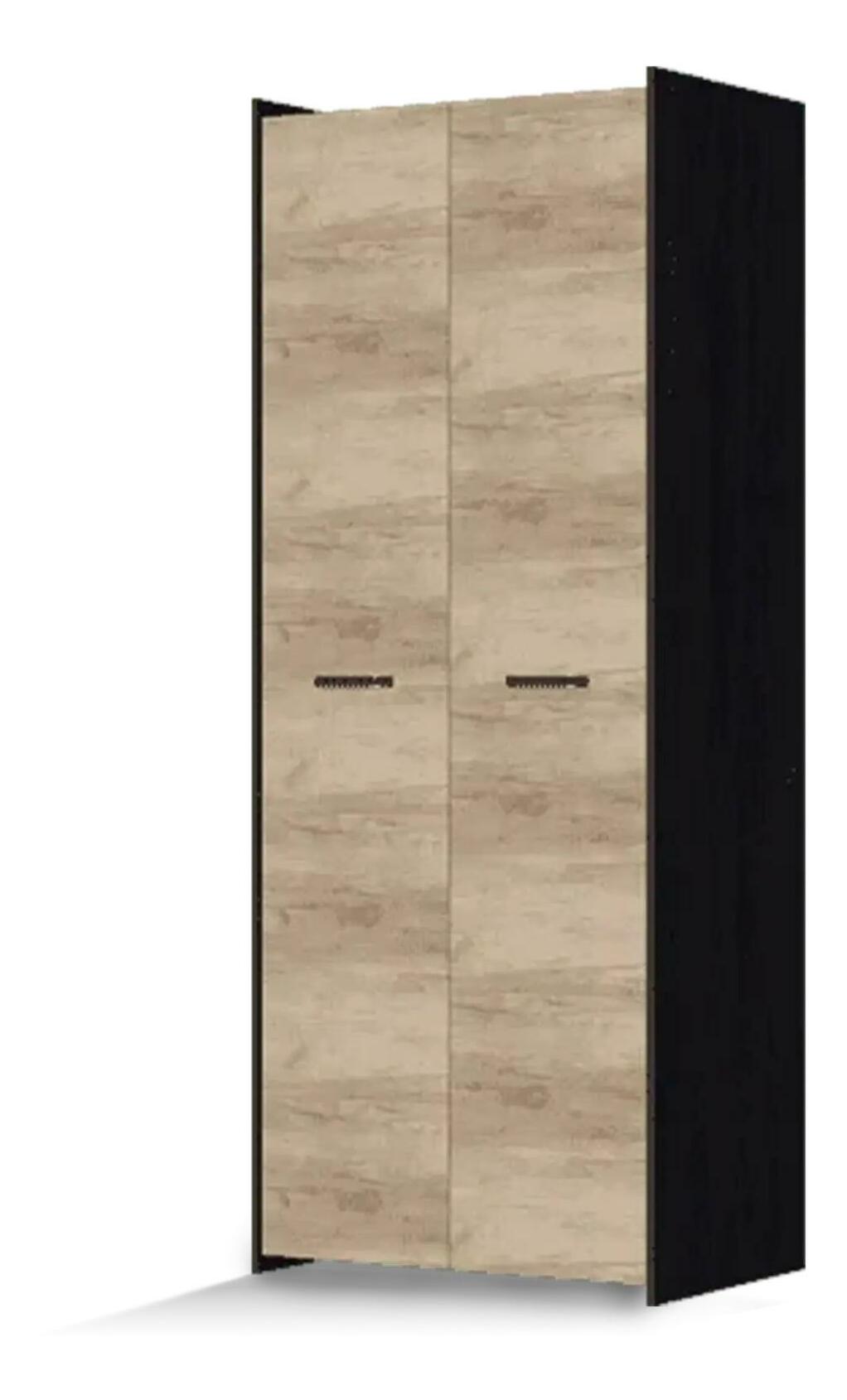 Dulap de haine Moledo (Stejar counter gri + stejar canterbury)