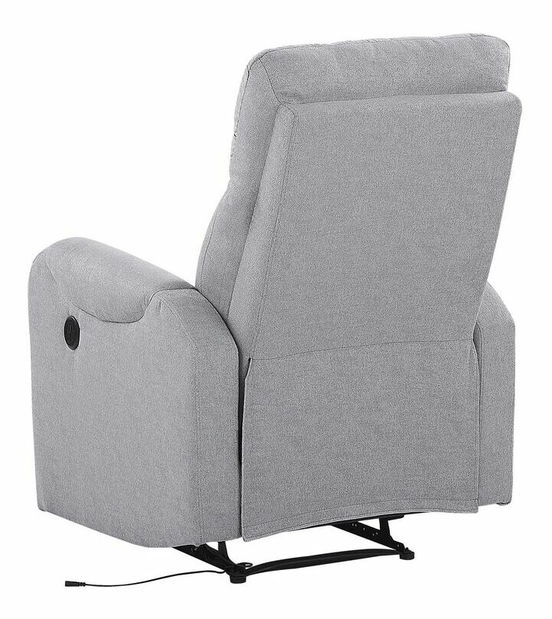 Relaxačné kreslo Seabert (sivá) (s LED osvetlením)