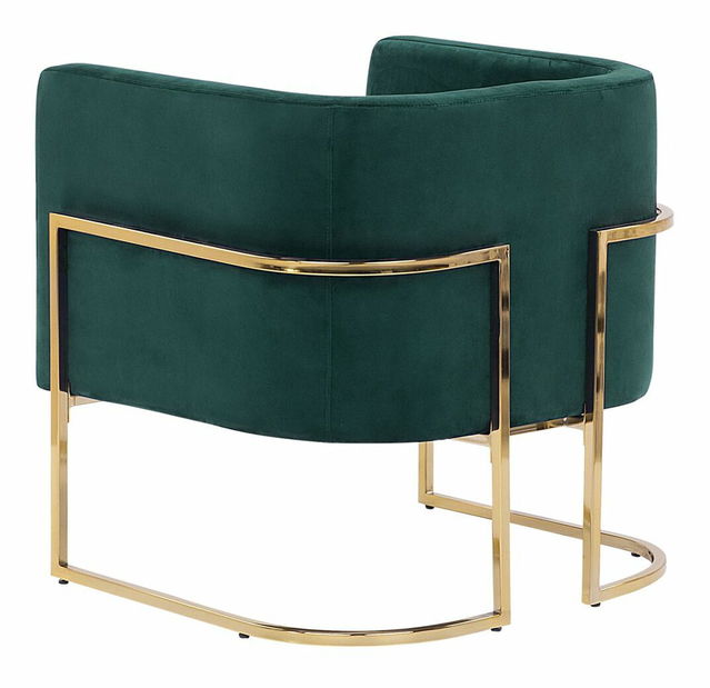 Fotoliu SIKA (zamat) (verde)