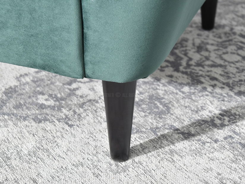 Relaxačné kreslo Margis (zelená + čierna)