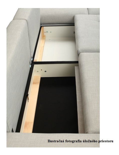 Sarokkanapé Grena (lila + mustár) (B)