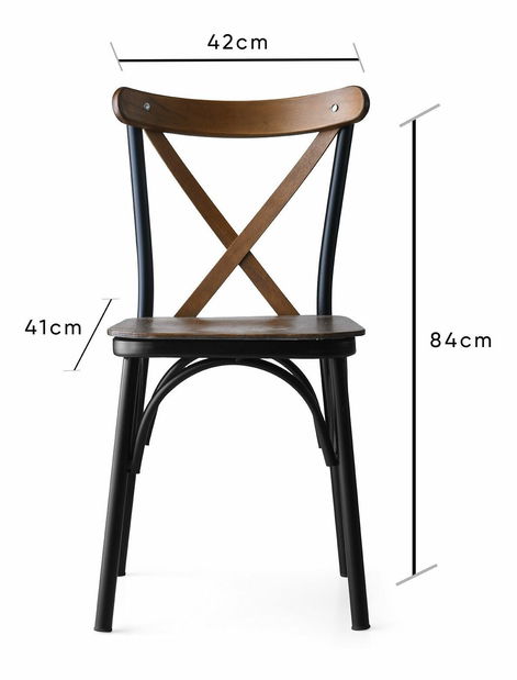 Set 4 stoličiek Aisha (Orech)