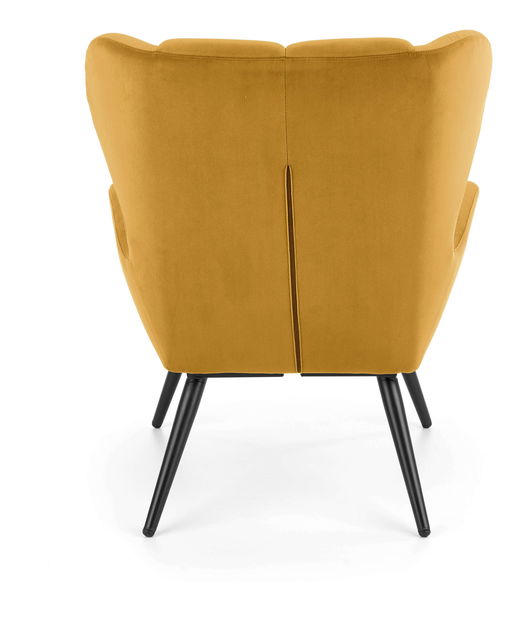 Relaxačné kreslo Tawanna (horčicová)