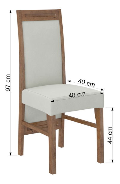 Jedálenský set Raviel57 (dub lefkas + paros 2)