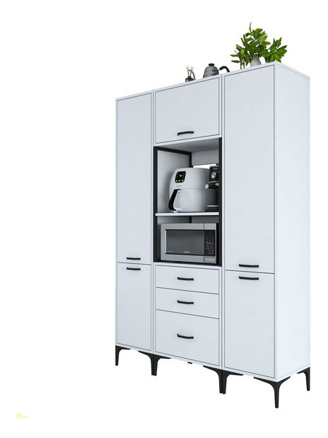 Dulap cu rafturi Jenaretta 145 (alb)