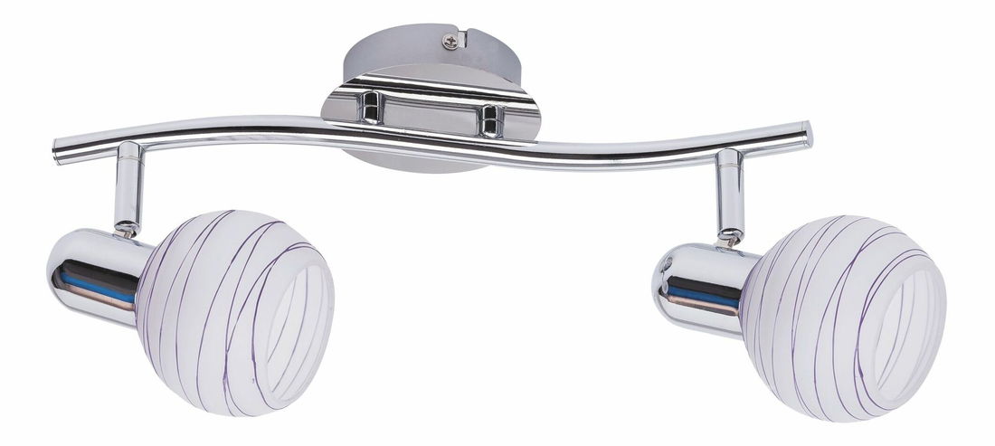 Bodové svietidlo Aurel Lilac 6366 (chrómová + fialová)