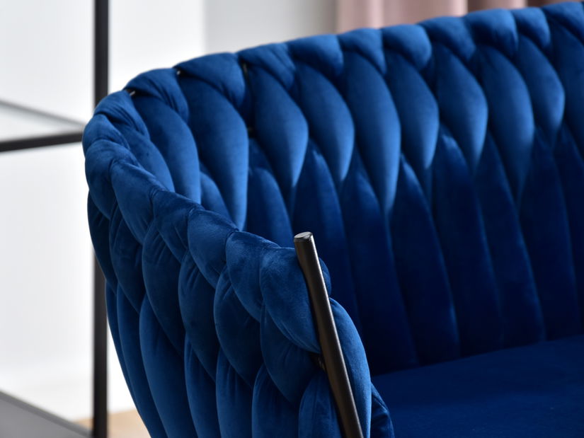 Pohovka dvojsedačka Radio (čierna)