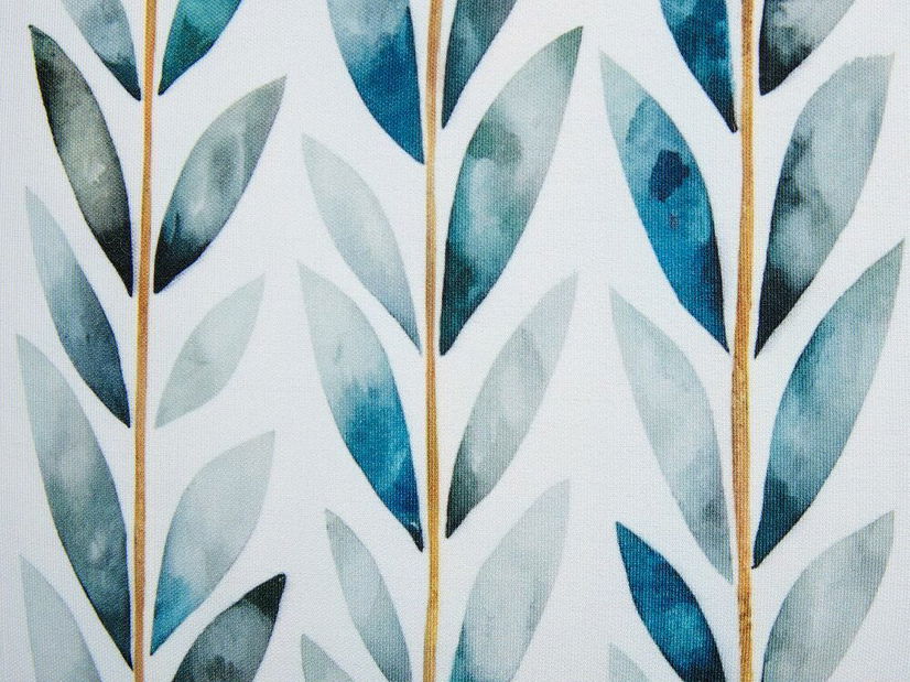 Sada 2 ozdobných vankúšov 40 x 40 cm Loan (biela)