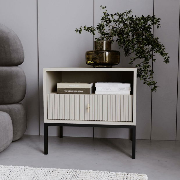 Noptieră Militaba (cașmir + negru) 