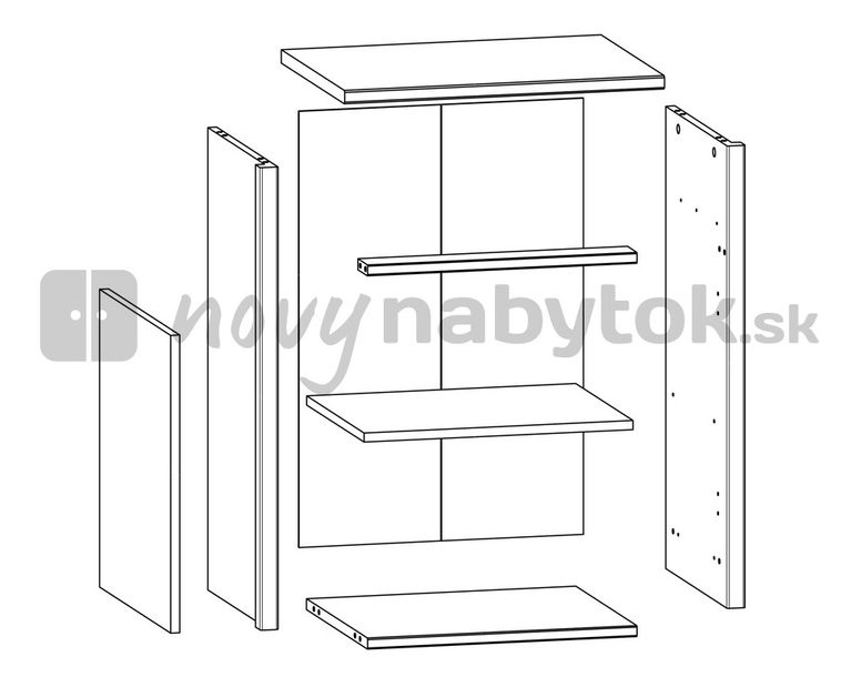 Komoda Porto KOM1D1S 