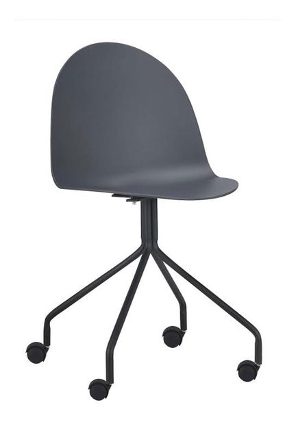 Scaun de birou Bruna (Gri închis)