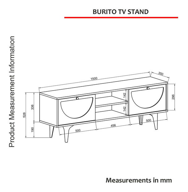 TV stolík/skrinka Burinda tv (dub biely)