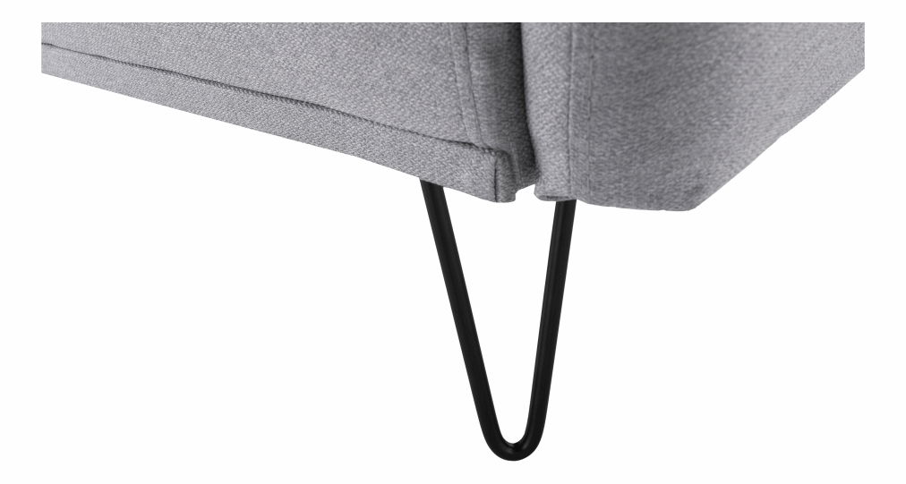 Canapea extensibilă Pulsiana (gri deschis) 